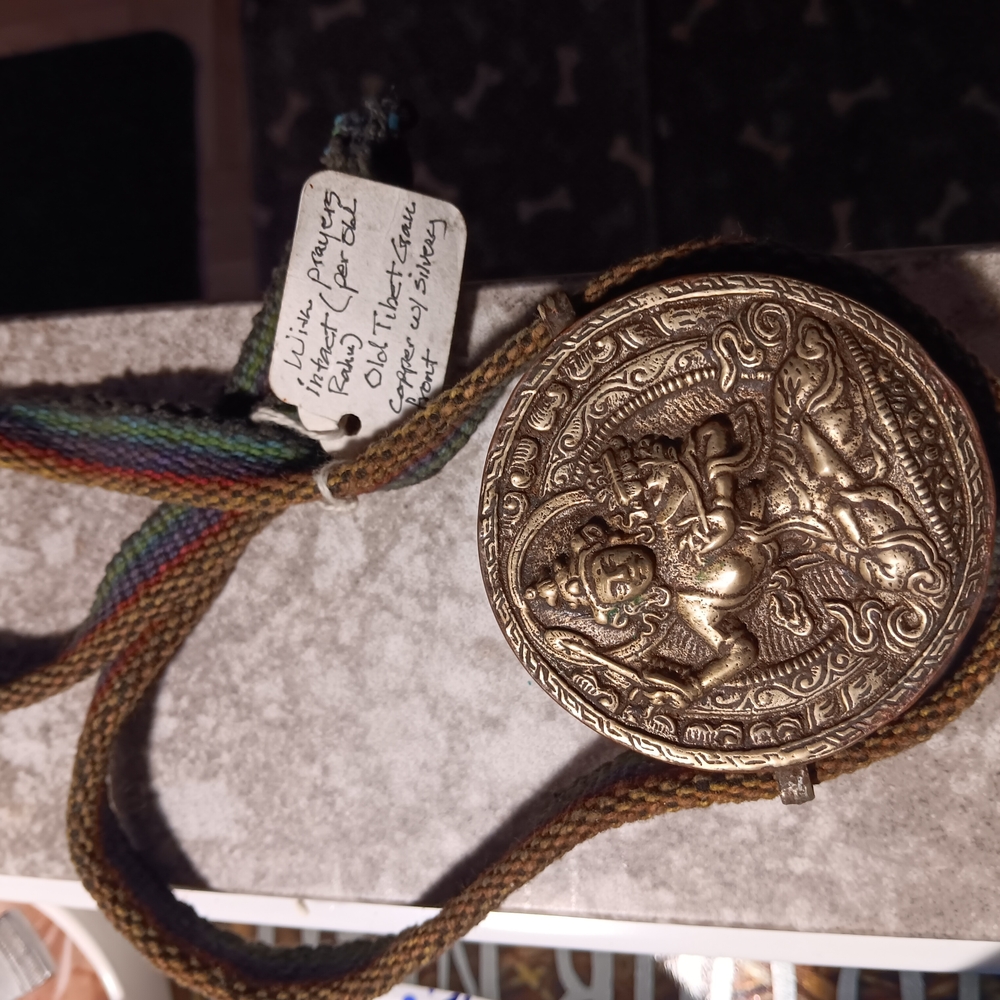Intricate Silver Medallion Pendant